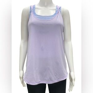 Lululemon Lavender Racerback Tank Top Athletic Workout Top